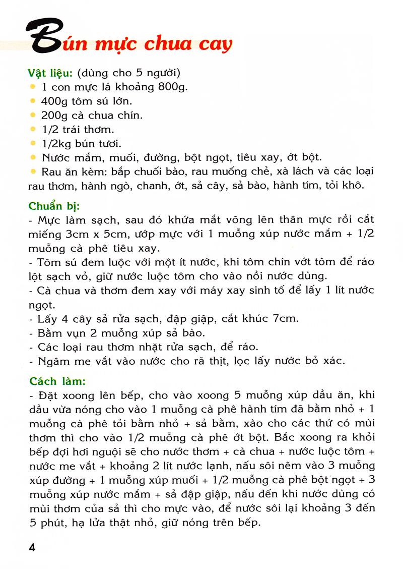  30 Món Bún Ngon 