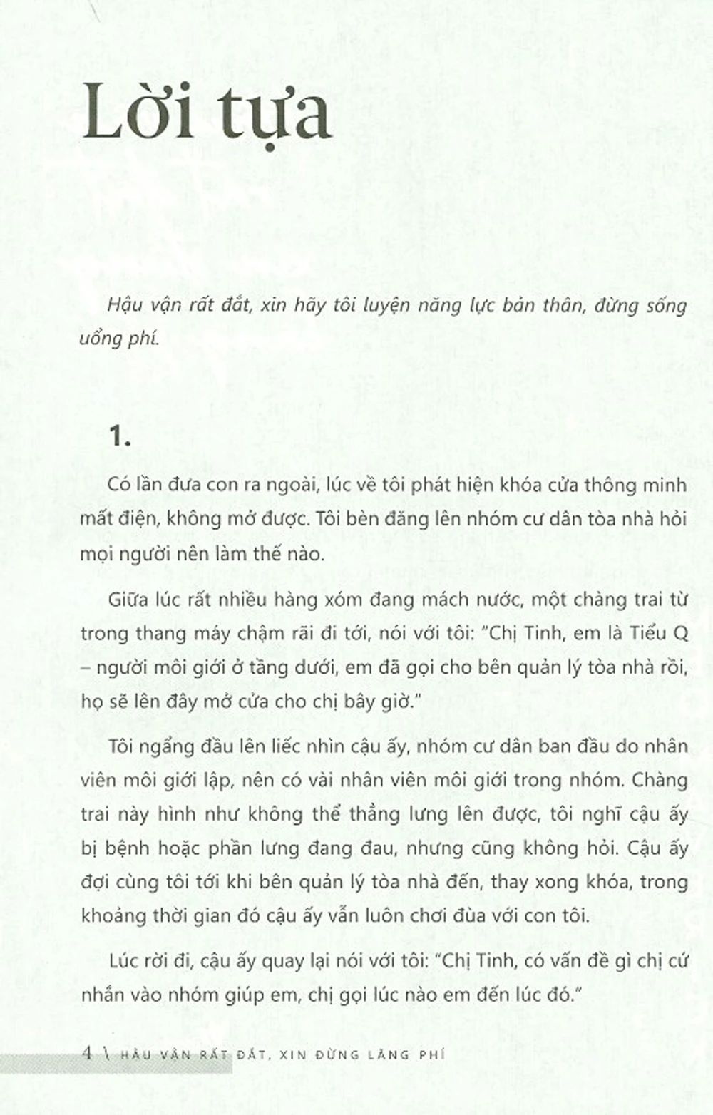  Hậu Vận Rất Đắt Xin Đừng Lãng Phí 