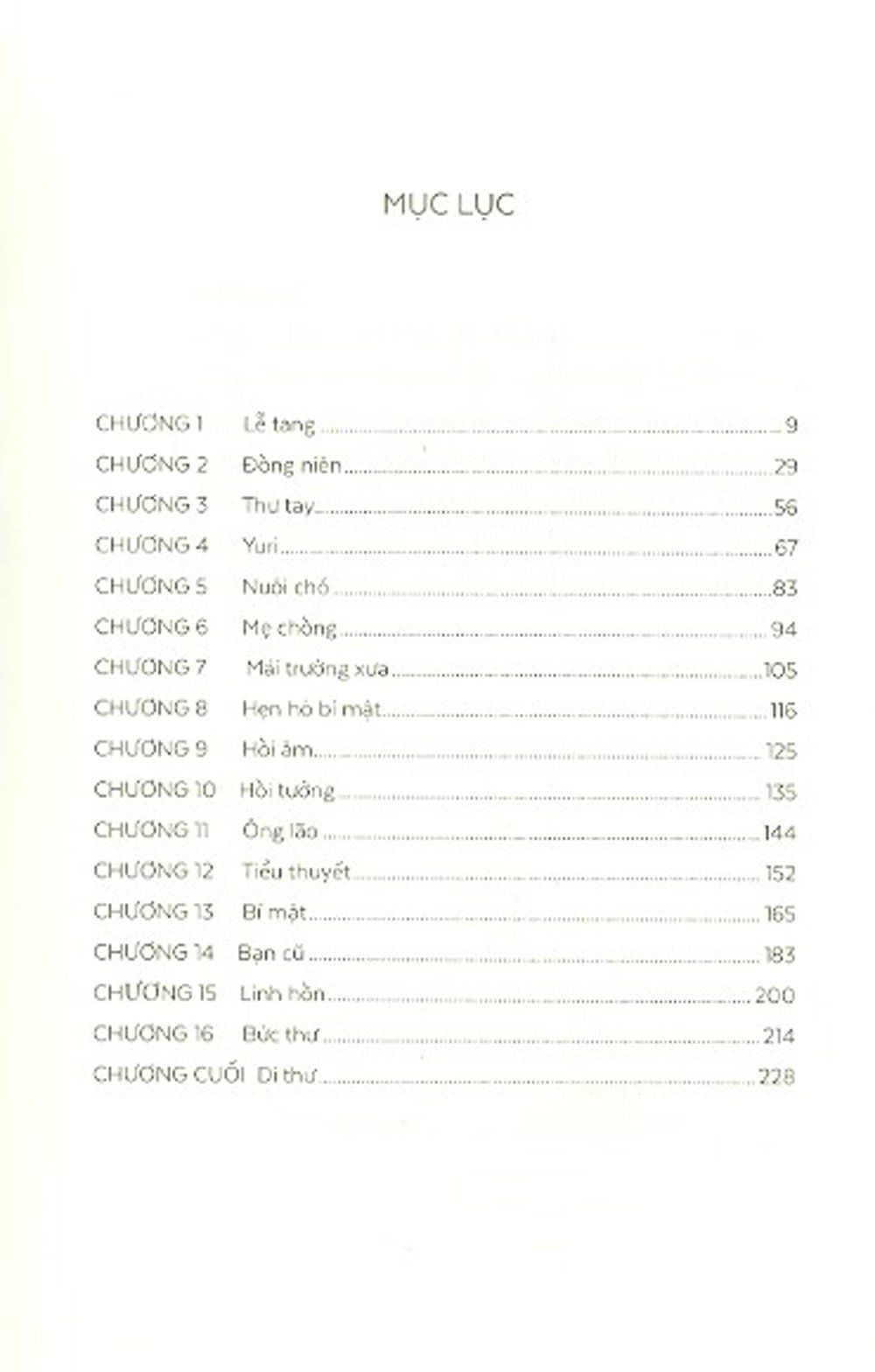  Lá Thư Cuối 