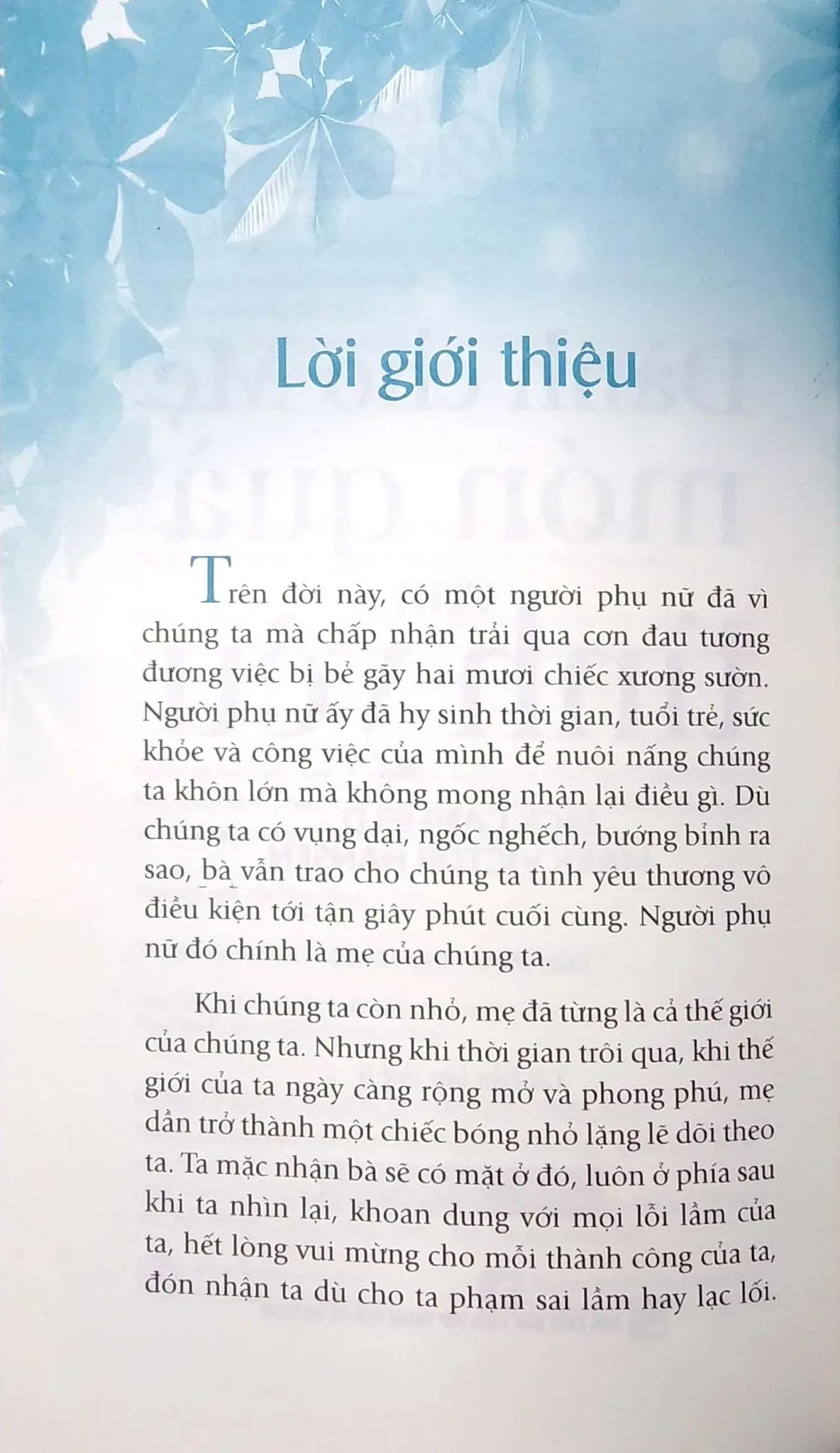  Dành Cho Mẹ Món Quà Của Tình Yêu 