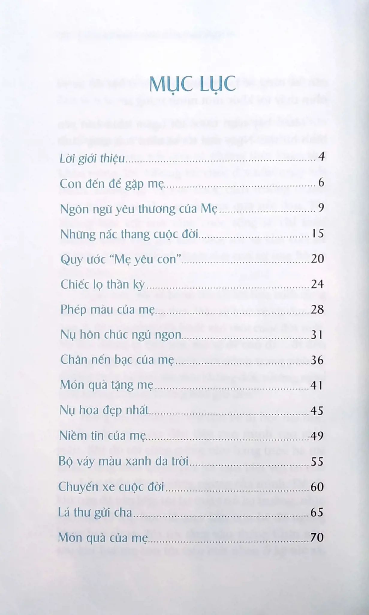  Dành Cho Mẹ Món Quà Của Tình Yêu 