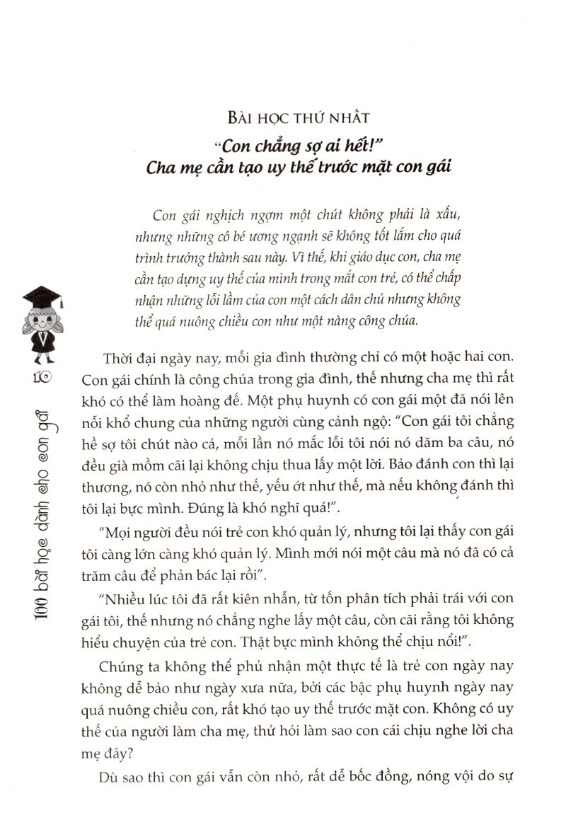  100 Bài Học Dành Cho Con Gái (Tái Bản 2017) 