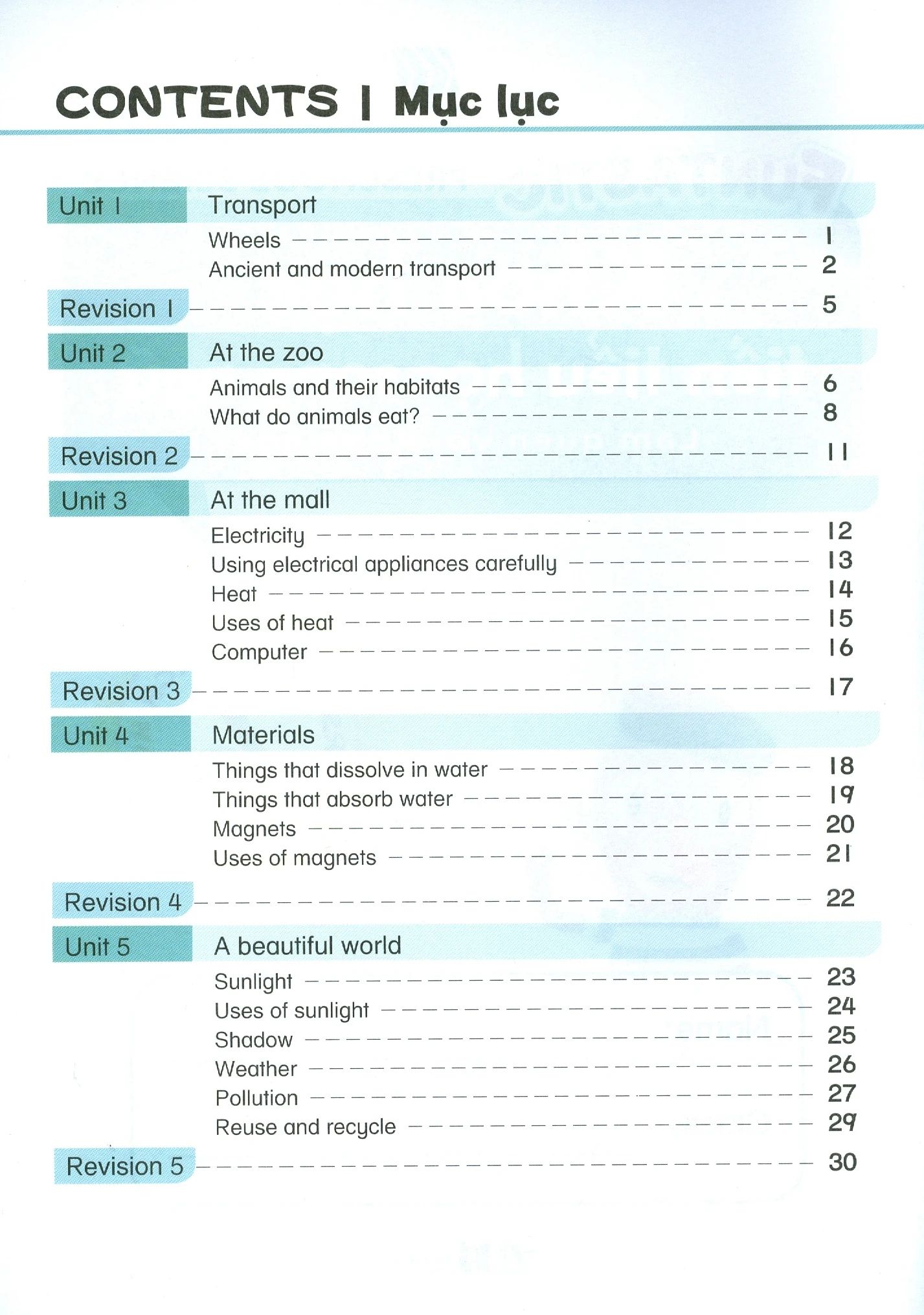  Khoa Học Tiền Tiểu Học Song Ngữ - Sách Học 6 
