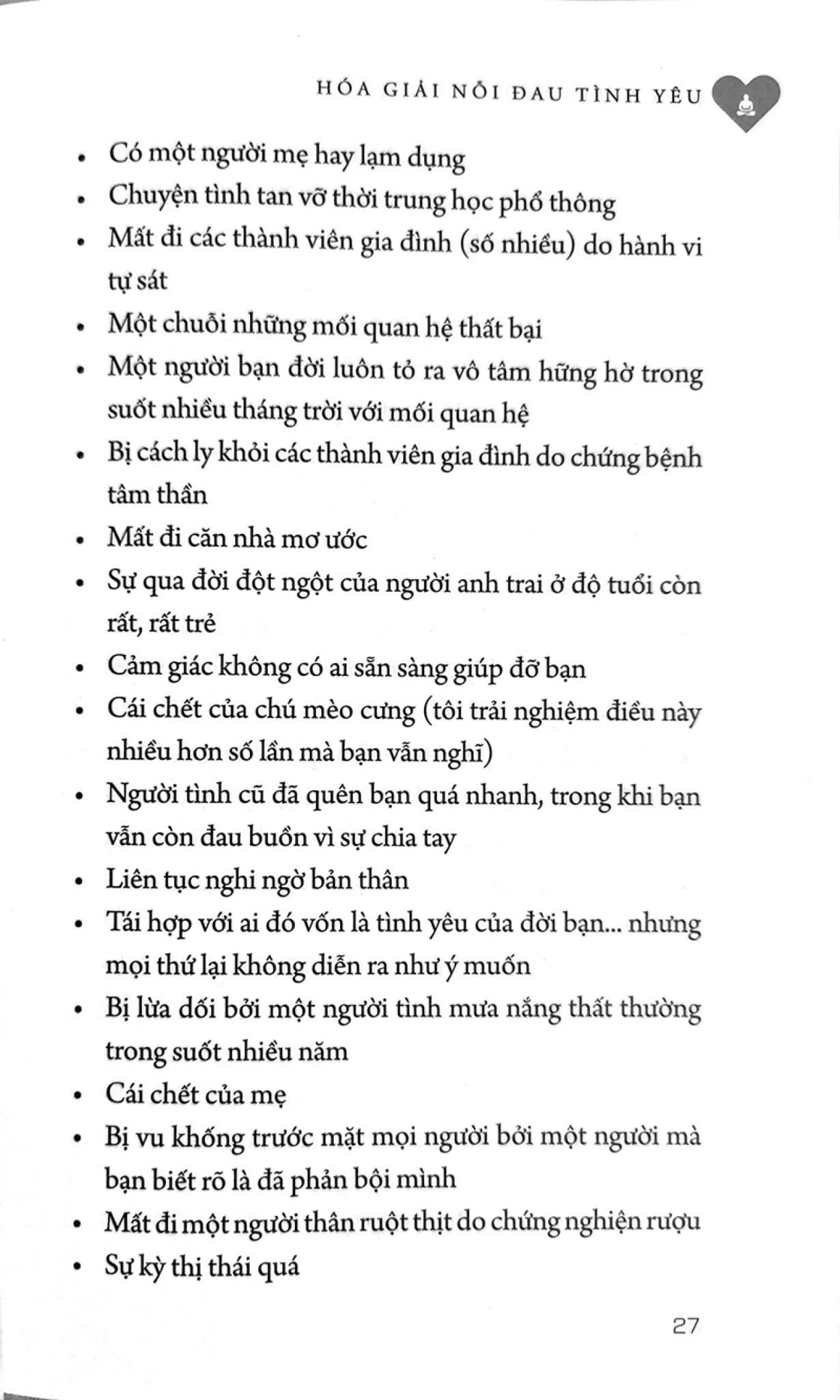  Hóa Giải Nỗi Đau Tình Yêu 