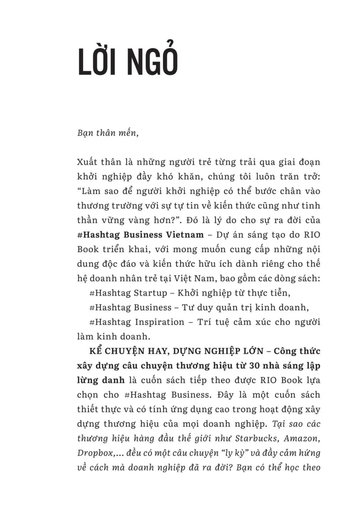  Kể Chuyện Hay, Dựng Nghiệp Lớn 