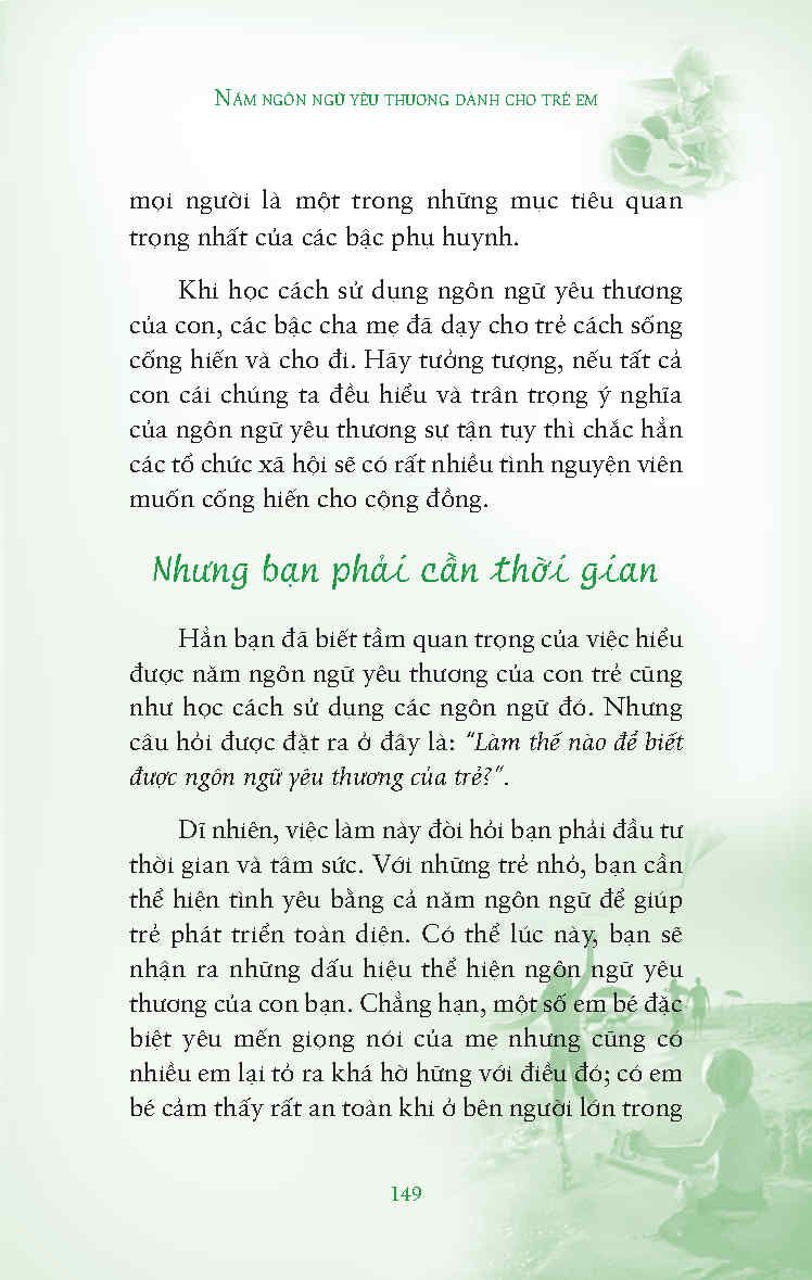  5 Ngôn Ngữ Yêu Thương Dành Cho Trẻ Em 