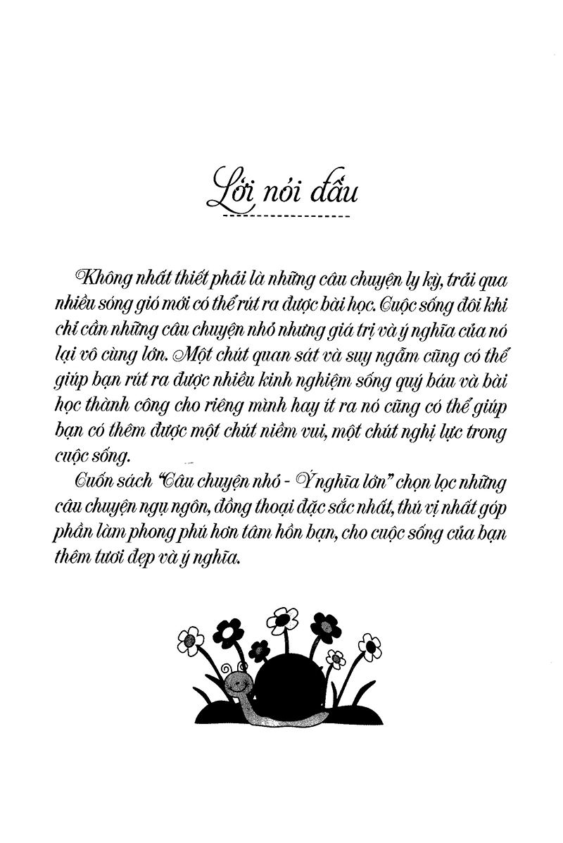  Câu Chuyện Nhỏ - Ý Nghĩa Lớn (Tái Bản 2020) 