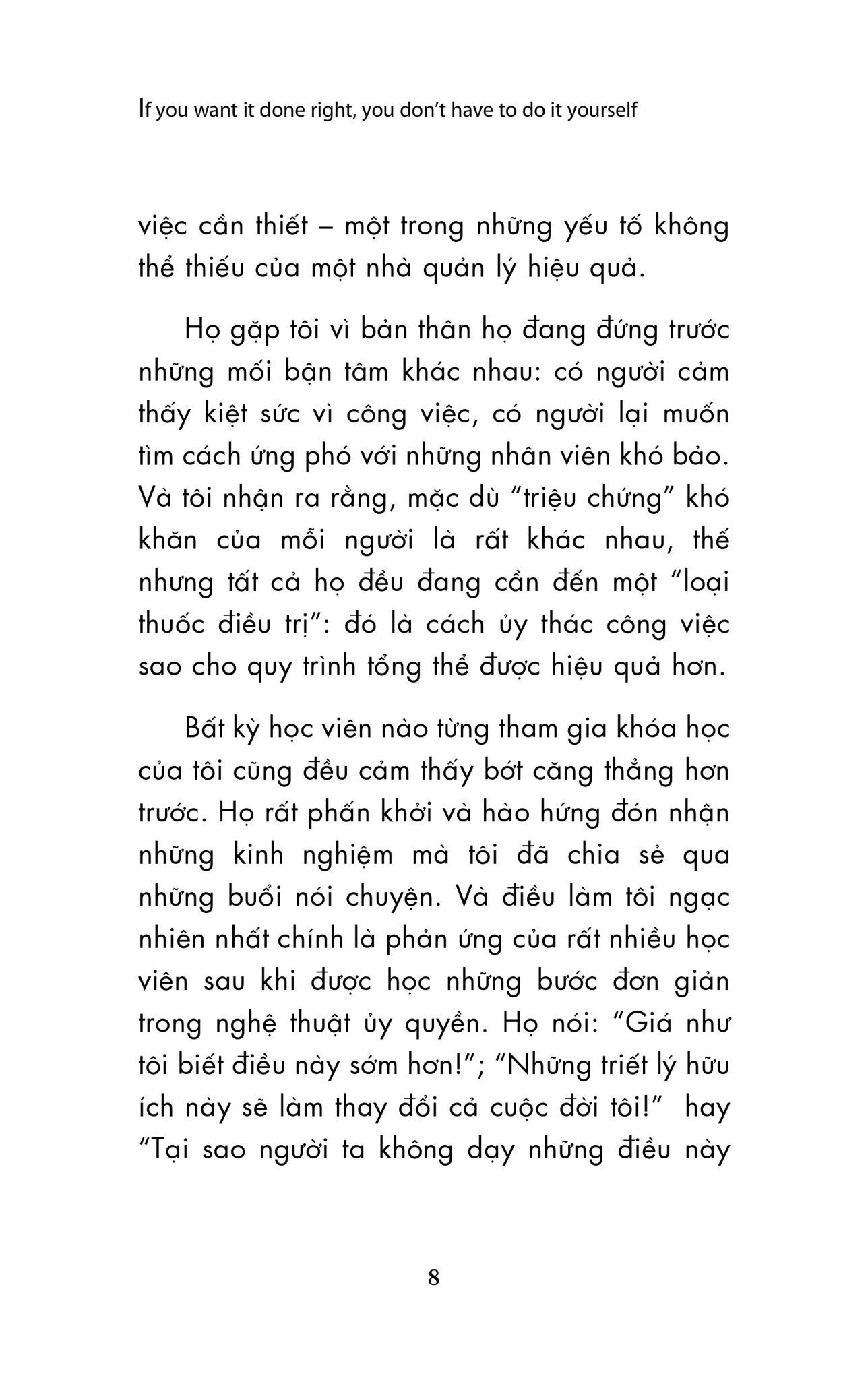  Người Giỏi Không Phải Là Người Làm Tất Cả 