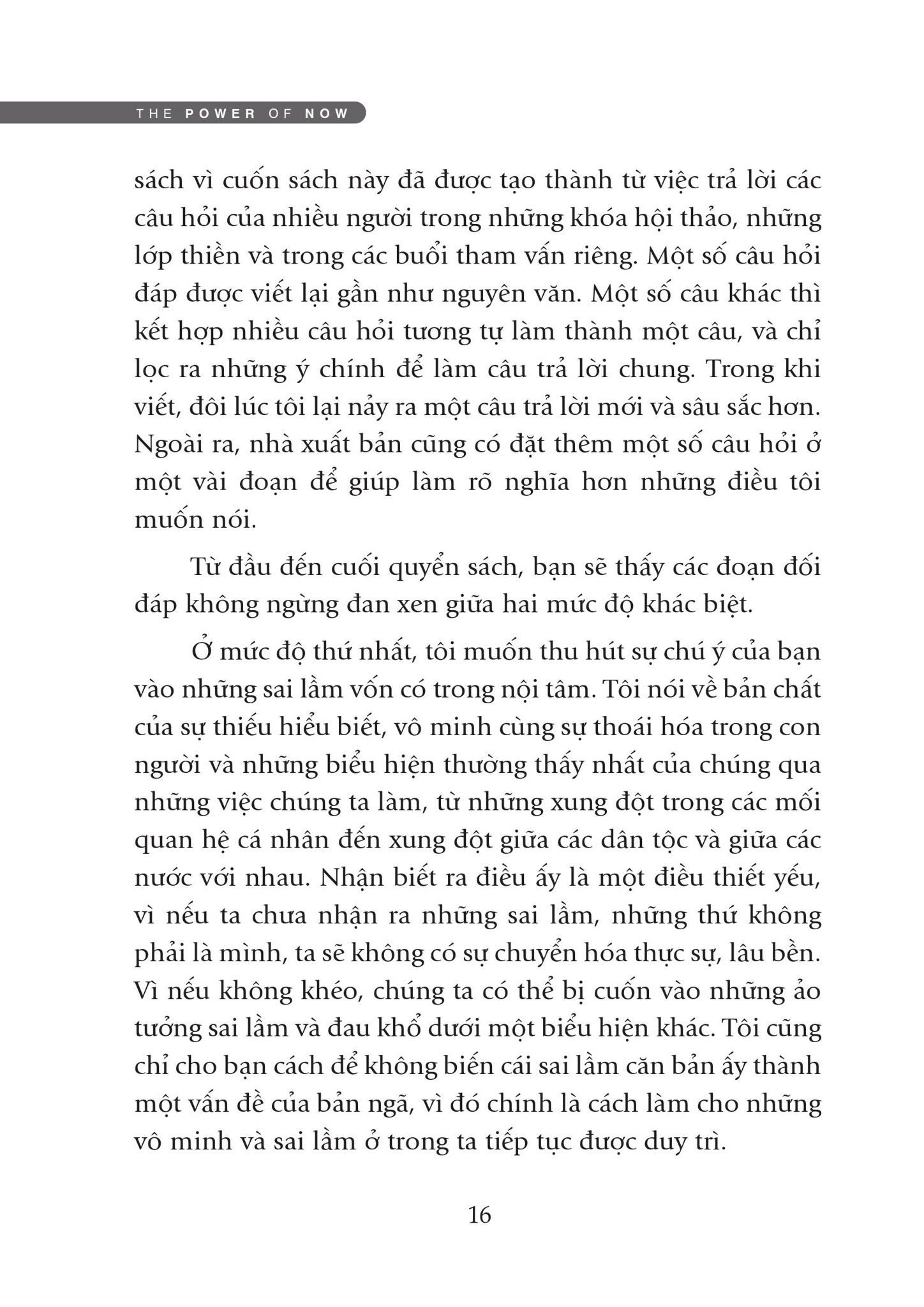  Sức Mạnh Của Hiện Tại 