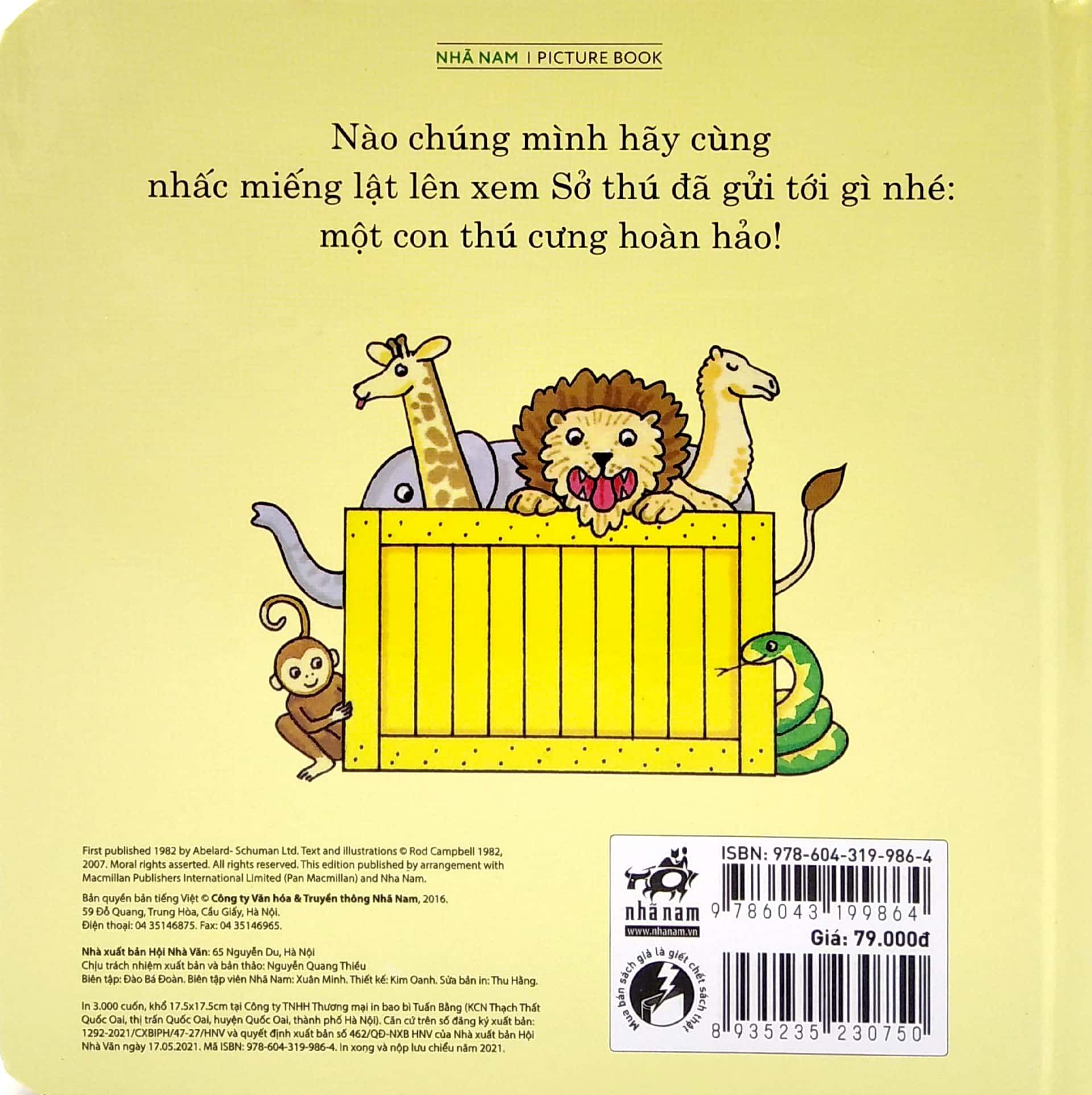  Thân Gửi Sở Thú (Tái Bản 2021) 