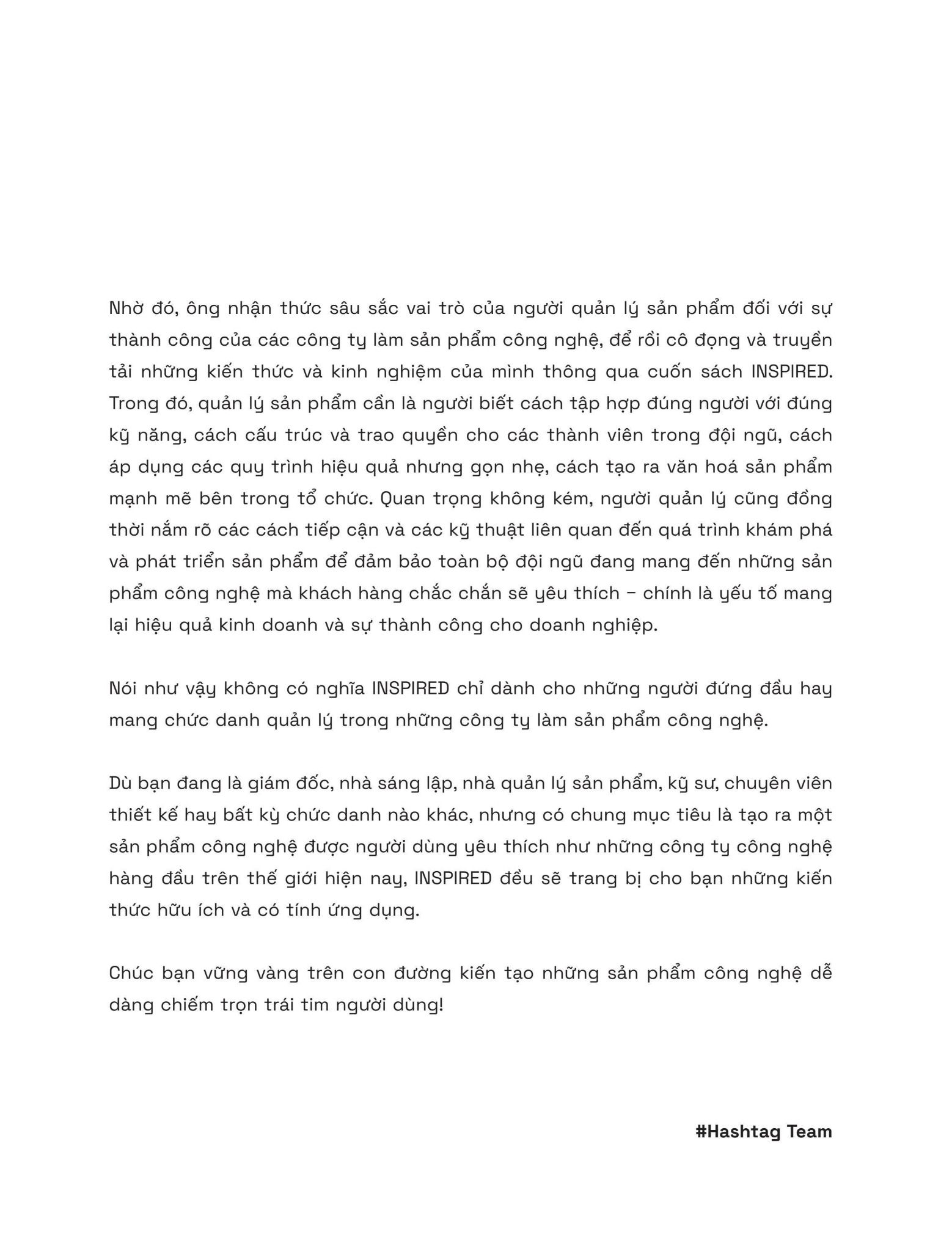  Inspired - Kiến Tạo Sản Phẩm Công Nghệ Chiếm Trọn Trái Tim Người Dùng 