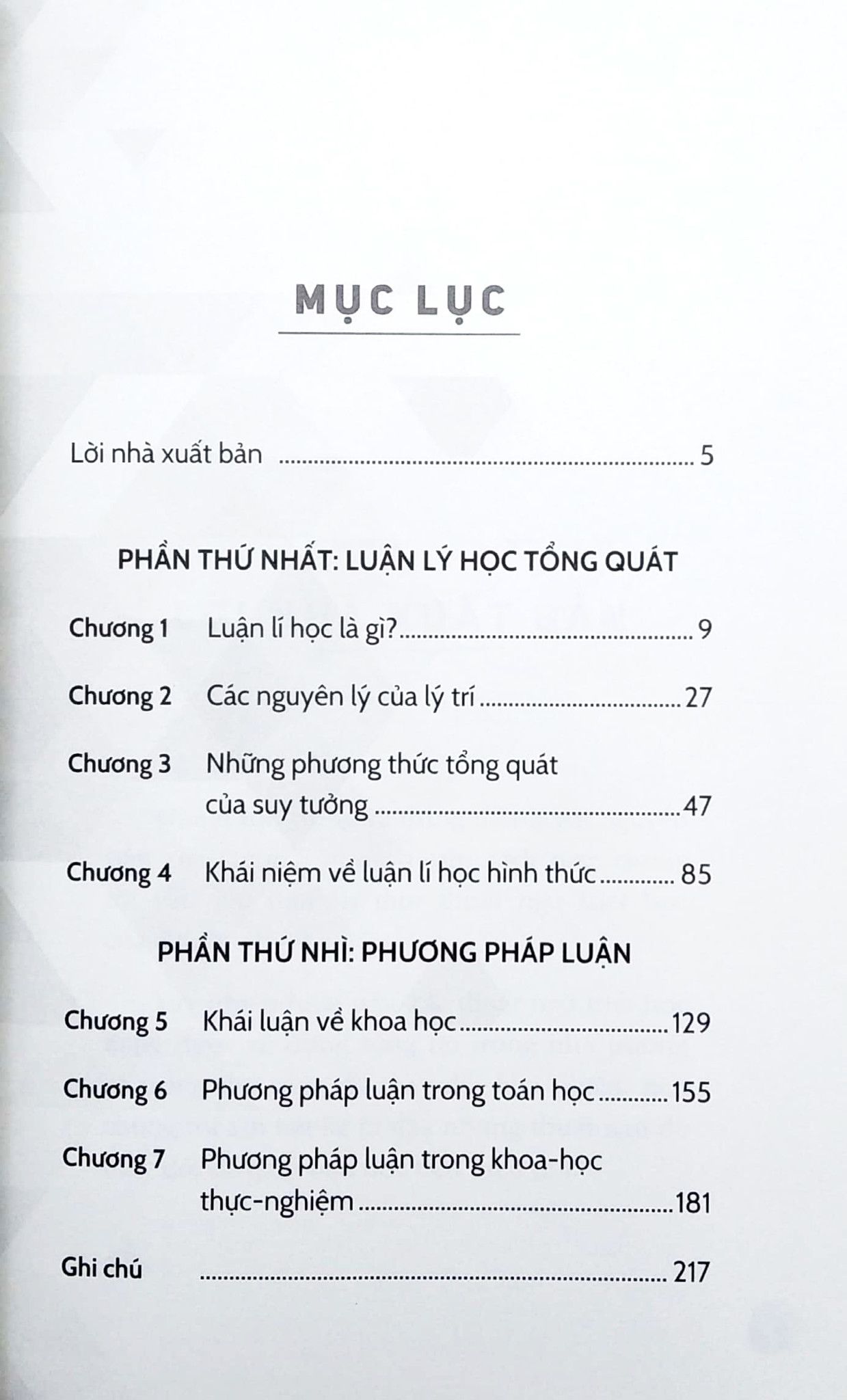  Nghệ Thuật Suy Tưởng - Luận Lí Học Tổng Quát Và Phương Pháp Học 