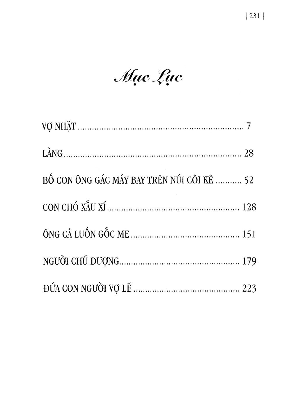  Vợ Nhặt 
