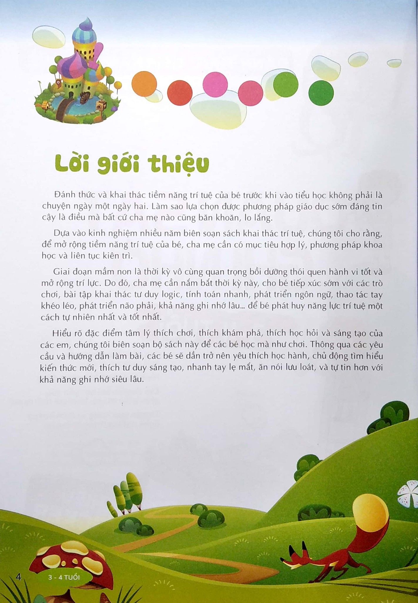  Đánh Thức Tiềm Năng Trí Tuệ - Quan Sát Ghi Nhớ (3-4 Tuổi) 