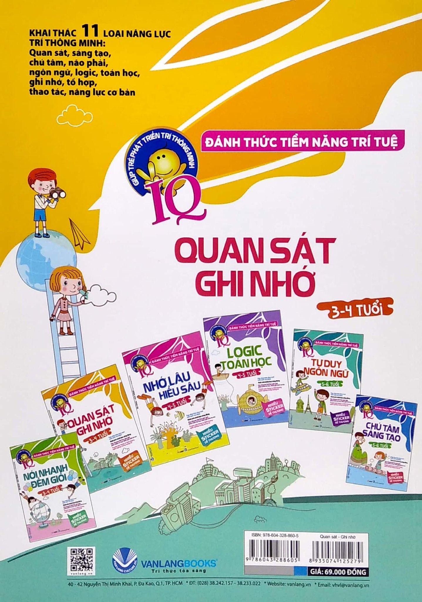  Đánh Thức Tiềm Năng Trí Tuệ - Quan Sát Ghi Nhớ (3-4 Tuổi) 