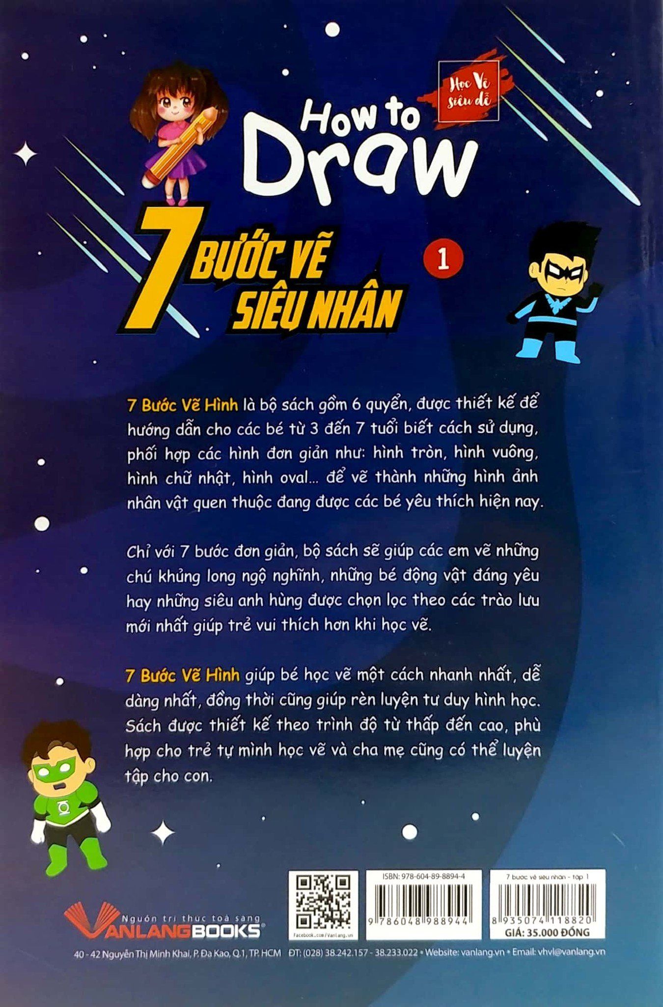  7 Bước Vẽ Siêu Nhân - Tập 1 