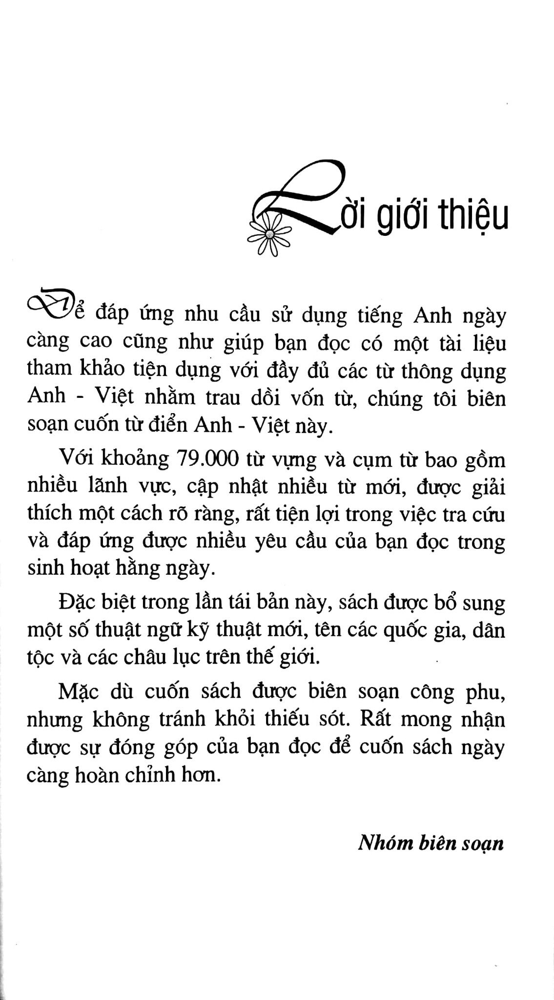  Từ Điển Anh - Việt 79.000 Từ (Vl) 