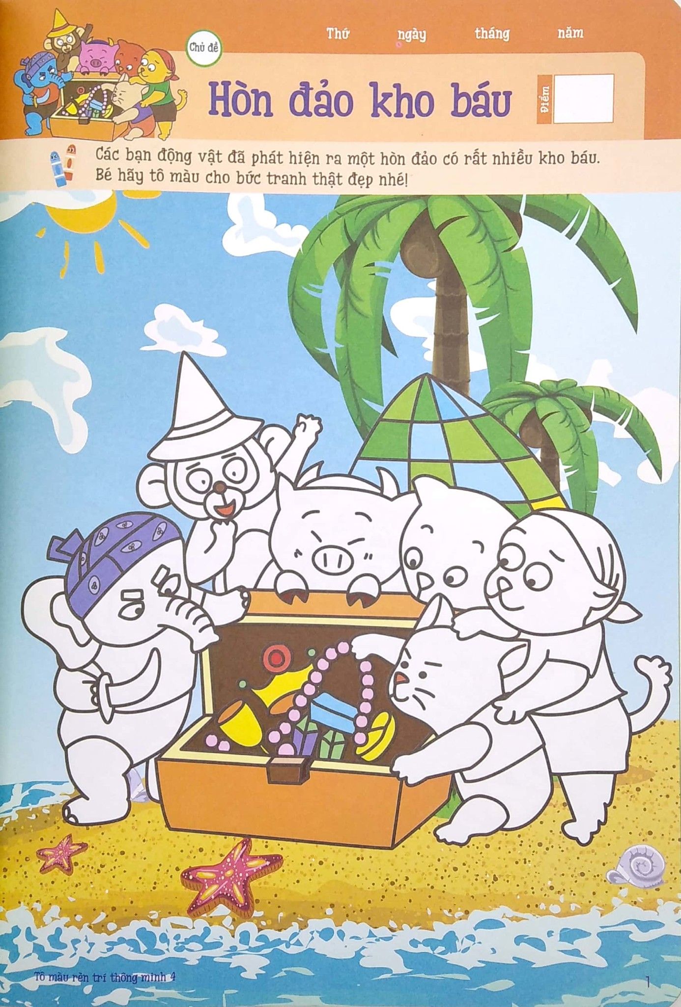  Tô Màu Rèn Trí Thông Minh T4 