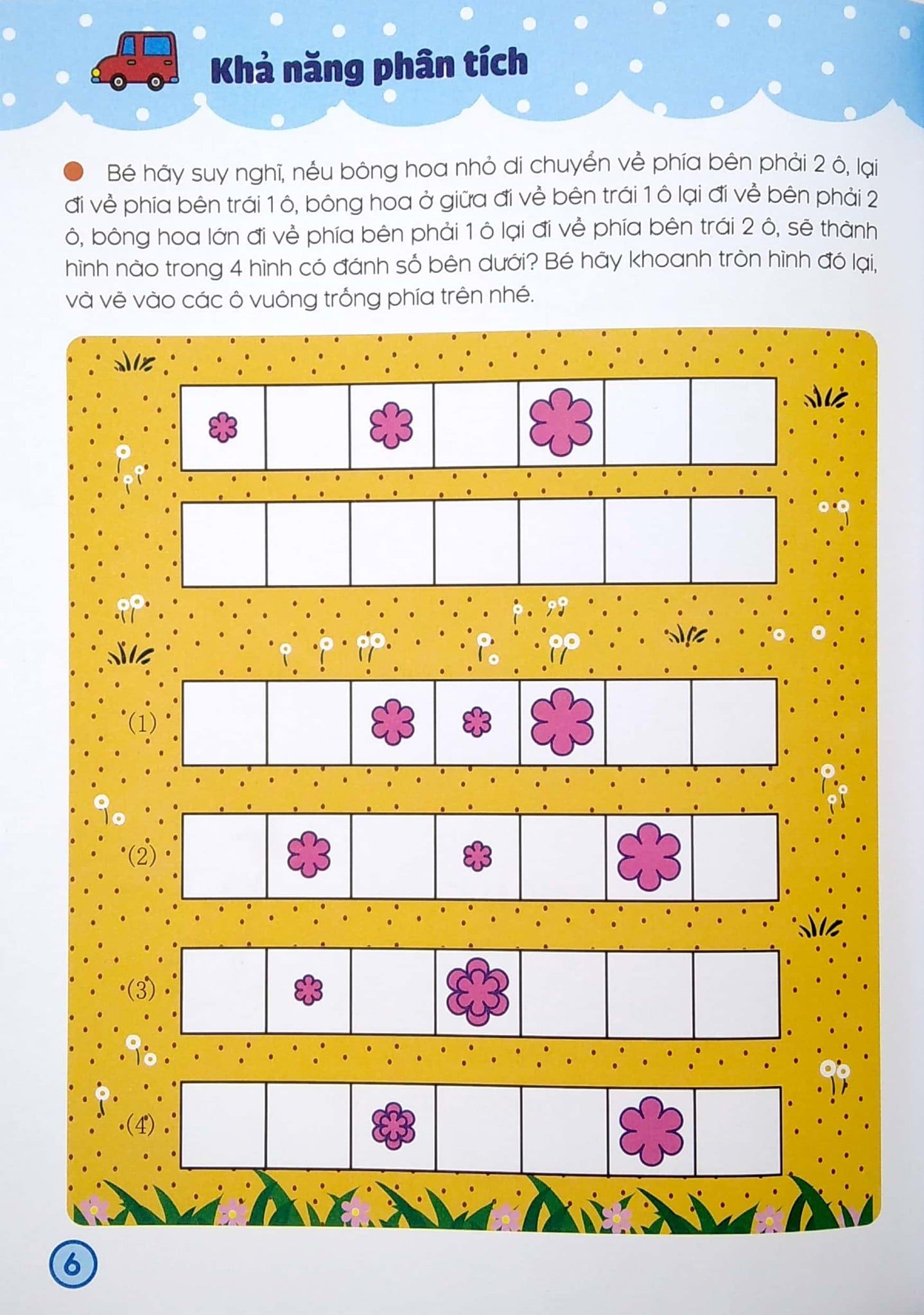  Trò Chơi Rèn Luyện Tư Duy Nâng Cao 3 (5 -7 Tuổi) 