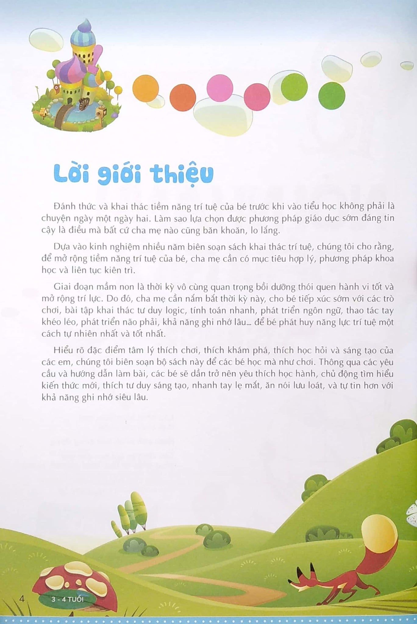  Đánh Thức Tiềm Năng Trí Tuệ - Nói Nhanh Đếm Giỏi (3 - 4 Tuổi) 