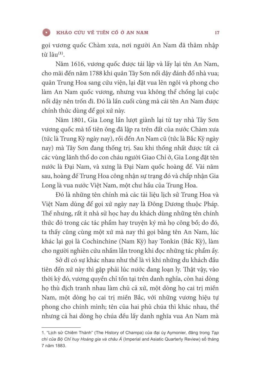  Khảo Cứu Về Tiền Cổ Ở An Nam 