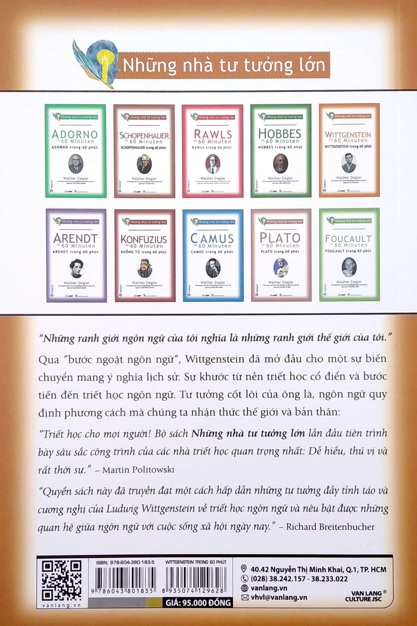  Những Nhà Tư Tưởng Lớn - Wittgenstein Trong 60 Phút 