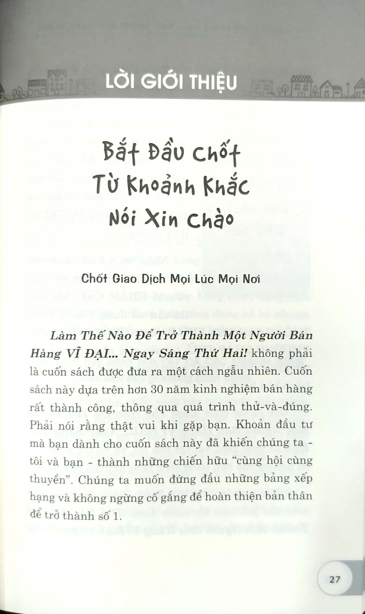  Làm Thế Nào Để Trở Thành Người Bán Hàng Vĩ Đại ... Ngay Sáng Thứ Hai ! 