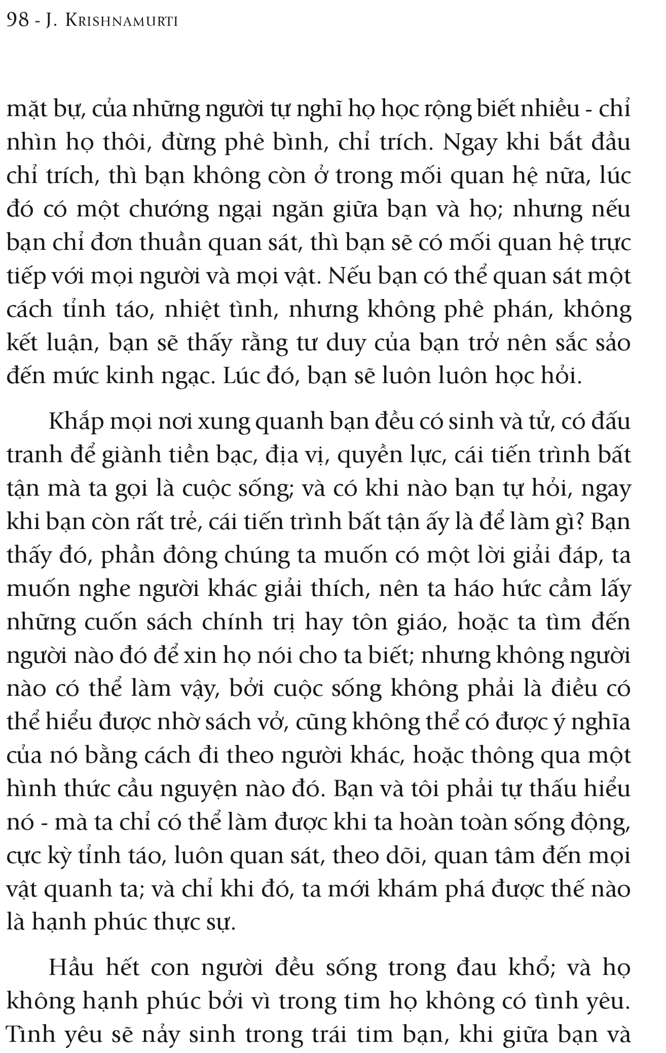  Đôi Điều Cần Suy Ngẫm 
