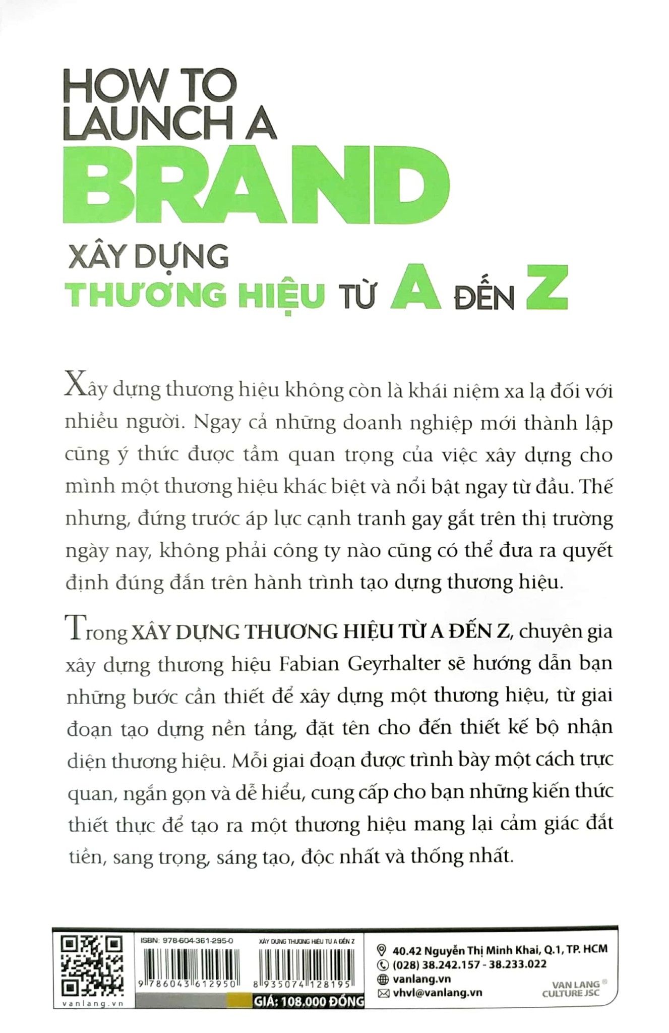  Xây Dựng Thương Hiệu Từ A Đến Z 
