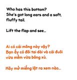  Sách Lật Tương Tác Song Ngữ 0-3 Tuổi - Mông Ai Đây? 