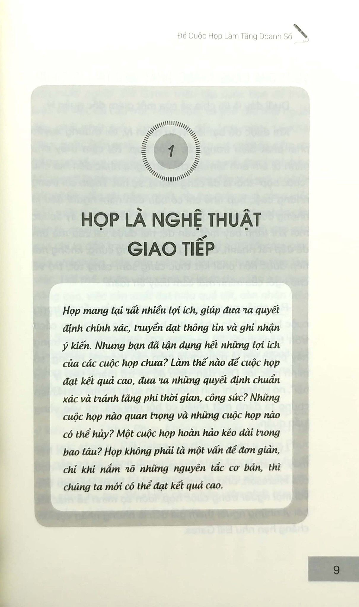  Để Cuộc Họp Làm Tăng Doanh Số 