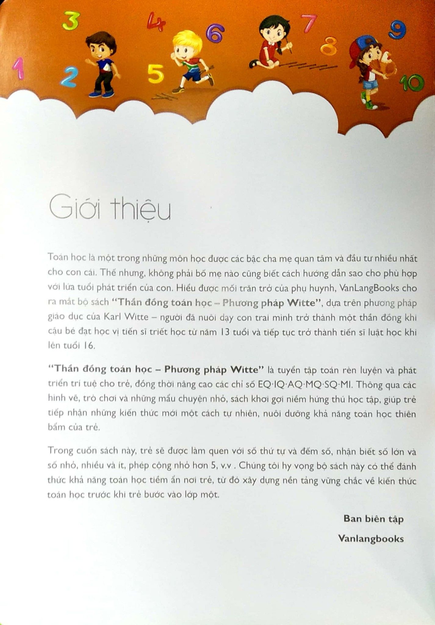  Tủ Sách Tư Duy Toán Học HQ - Làm Quen Với Số Thứ Tự Và Phép Tính 