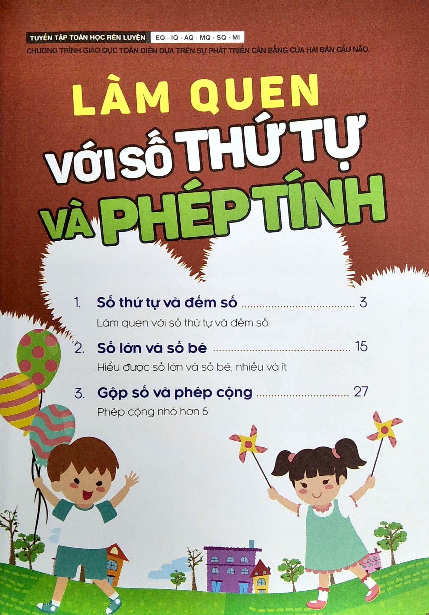  Tủ Sách Tư Duy Toán Học HQ - Làm Quen Với Số Thứ Tự Và Phép Tính 