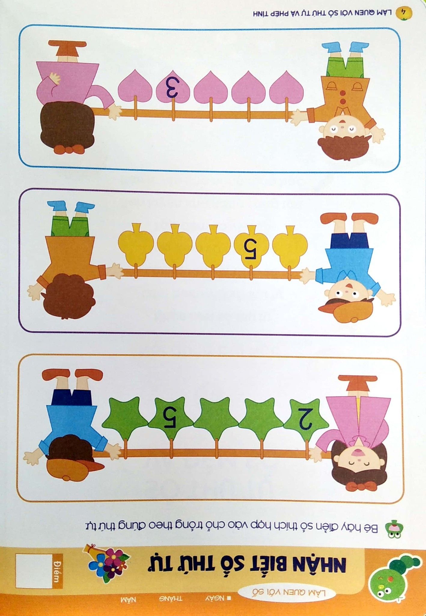  Tủ Sách Tư Duy Toán Học HQ - Làm Quen Với Số Thứ Tự Và Phép Tính 