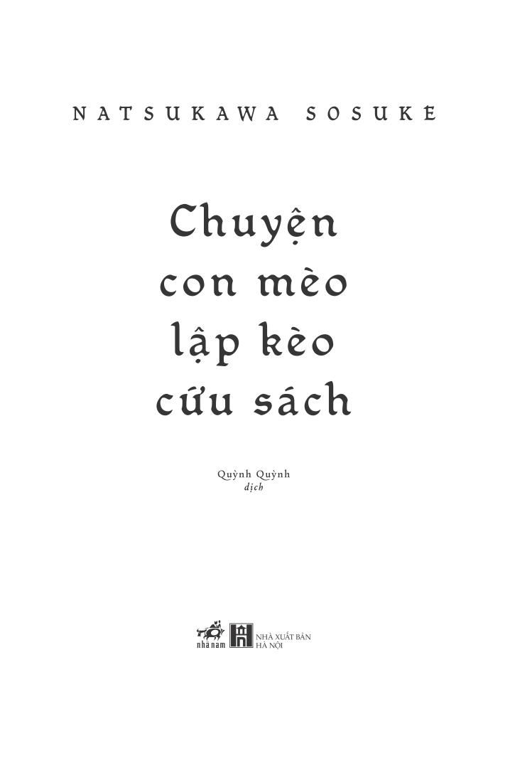  Chuyện Con Mèo Lập Kèo Cứu Sách 