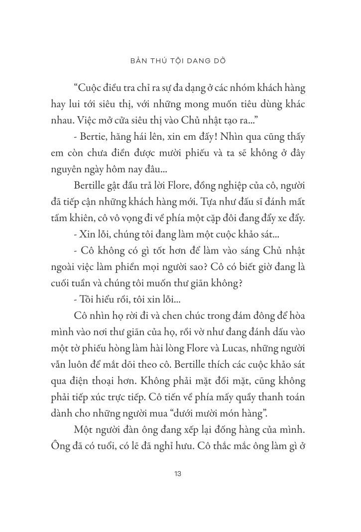  Bản Thú Tội Dang Dở 