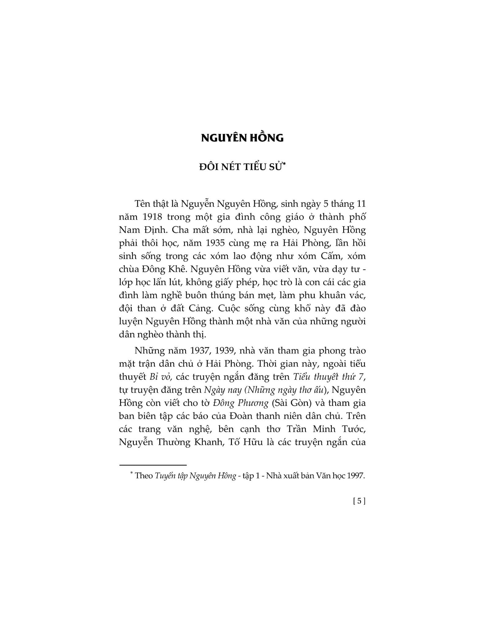  Tuyển Tập Nguyên Hồng 
