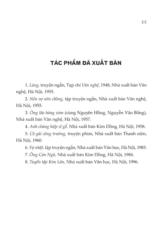  Tuyển Tập Kim Lân 