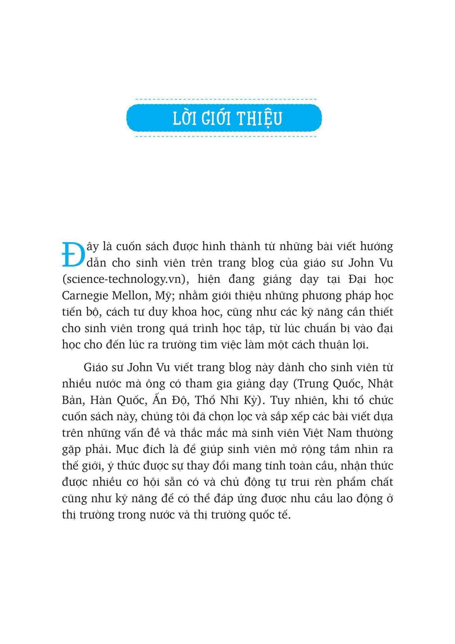  Khởi Hành - Lời Khuyên Sinh Viên Việt Nam 