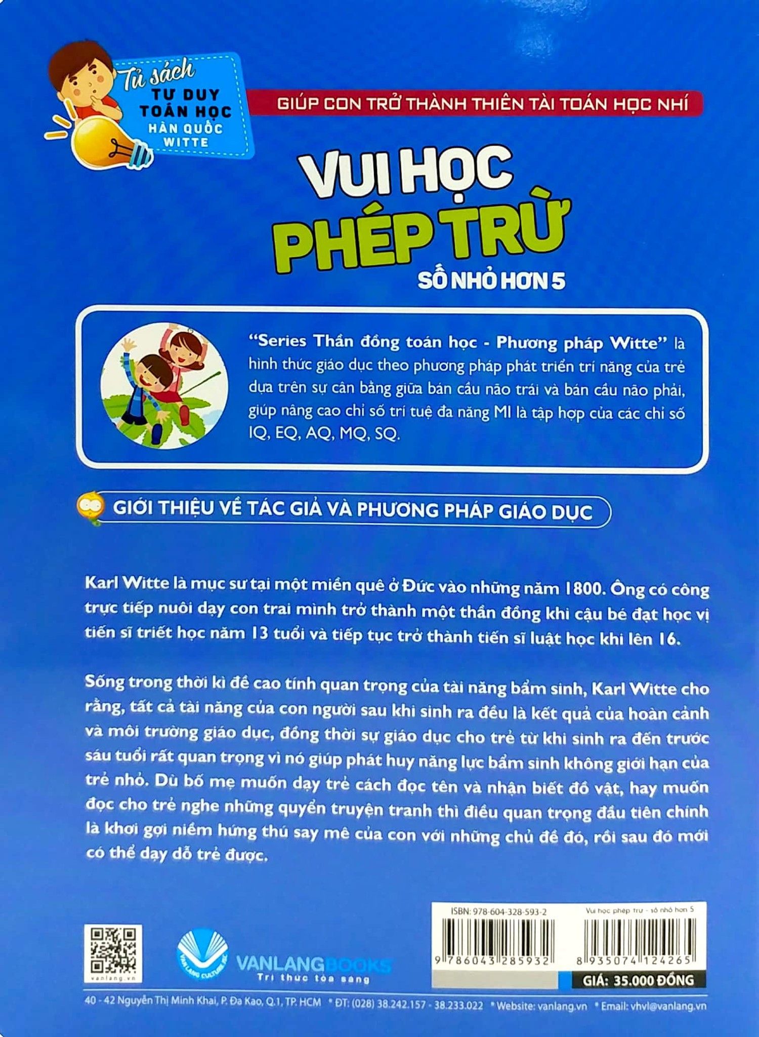  Tủ Sách Tư Duy Toán Học HQ - Vui Học Phép Trừ (Số Nhỏ Hơn 5) 