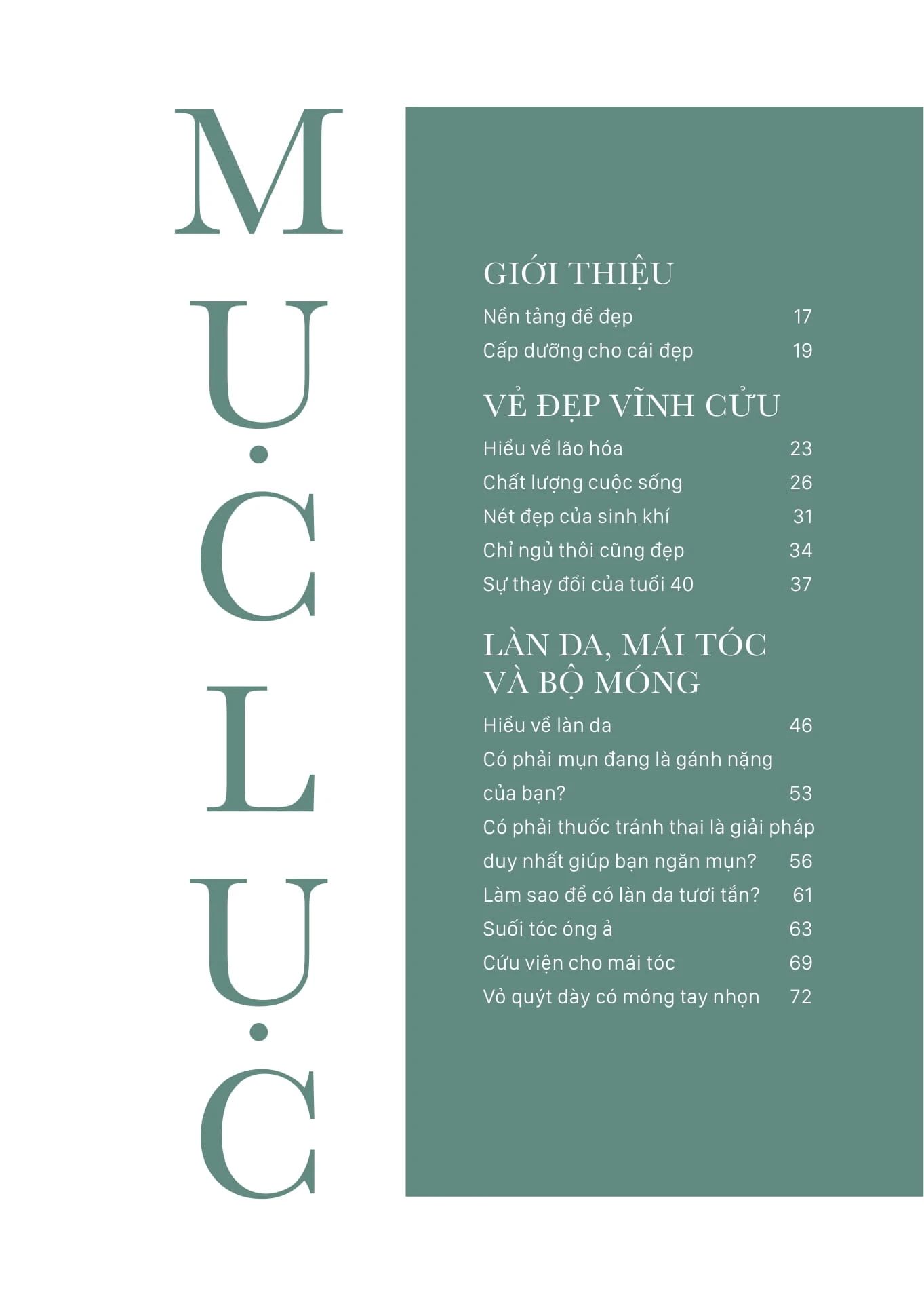  Bách Khoa Thư Về Đẹp 