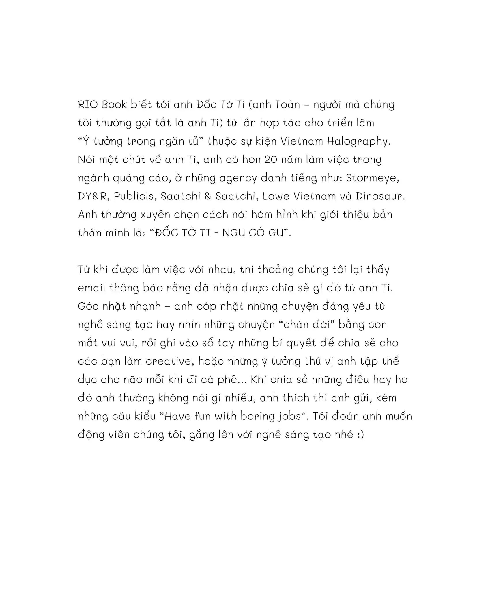  Think Out Of The Book - Nghĩ Ngoài Sách Vở 