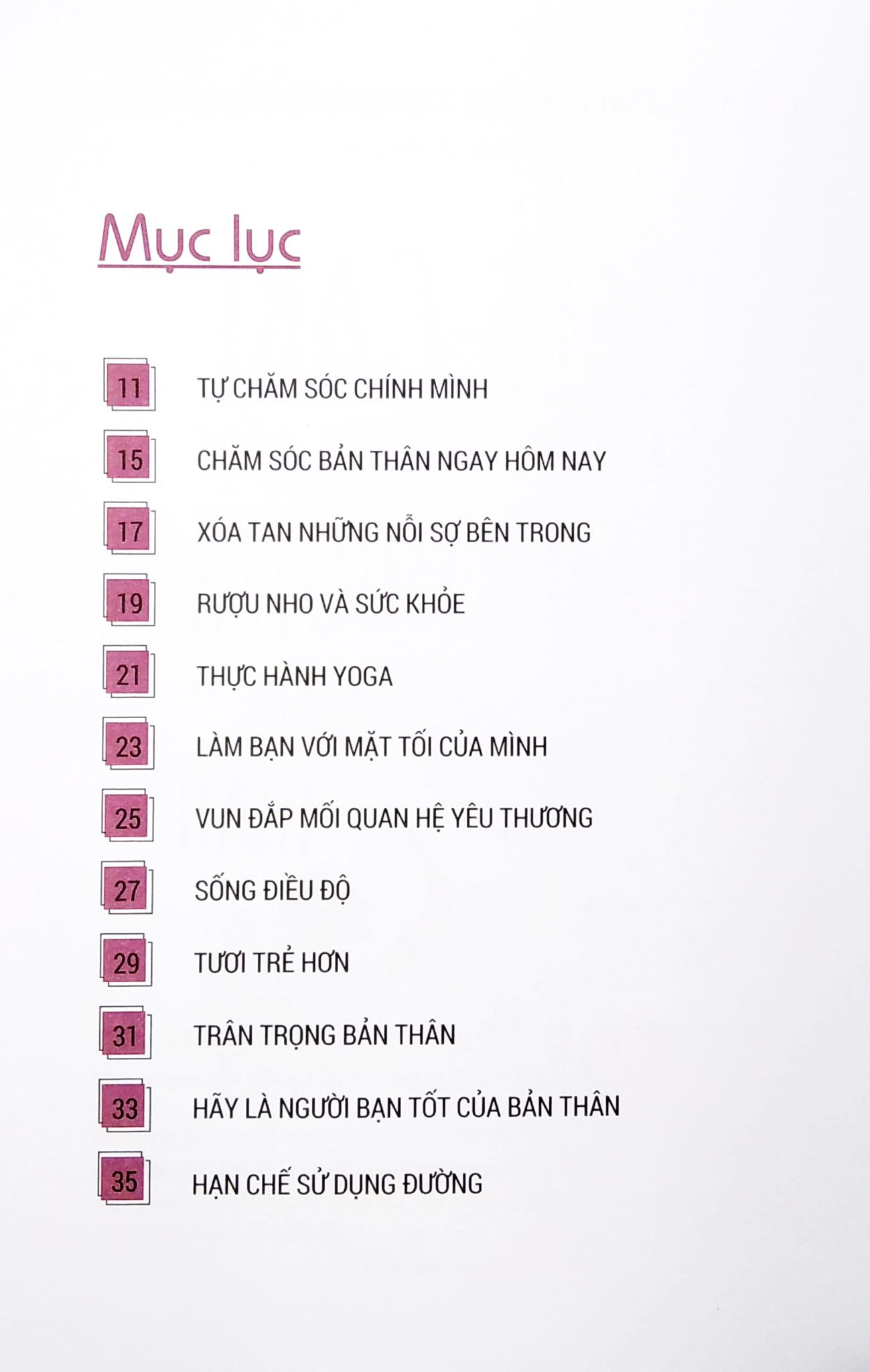  Tự Chăm Sóc Cuộc Sống - Yêu Thương Bản Thân 