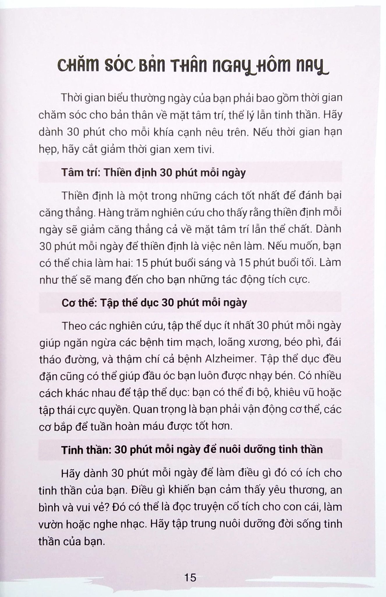  Tự Chăm Sóc Cuộc Sống - Yêu Thương Bản Thân 