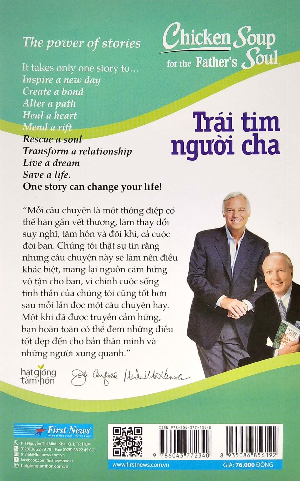  Chicken Soup For The Soul - Trái Tim Người Cha (Tái Bản 2022) 