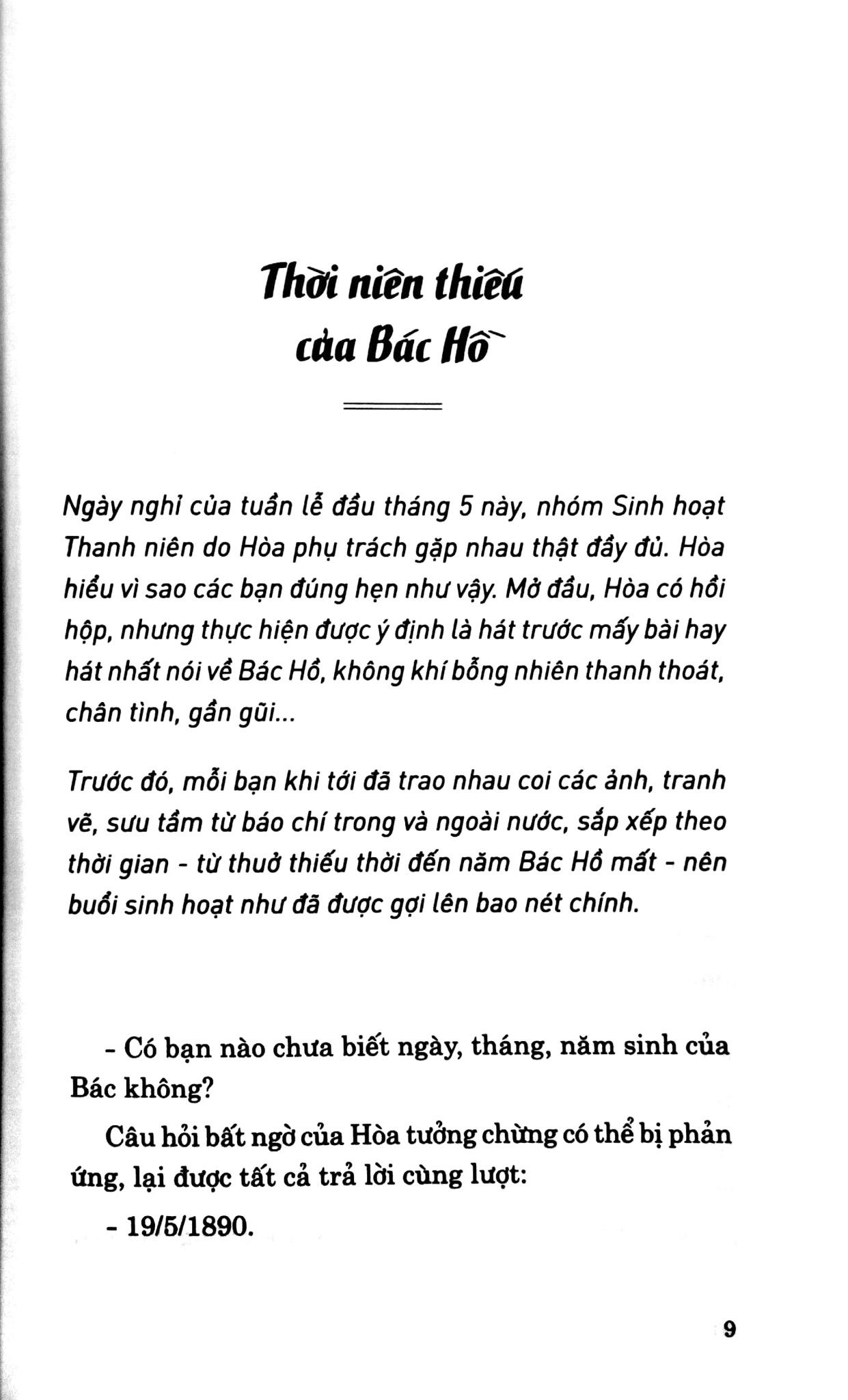 Di Sản Hồ Chí Minh. Học Sinh Kể Chuyện Bác Hồ 