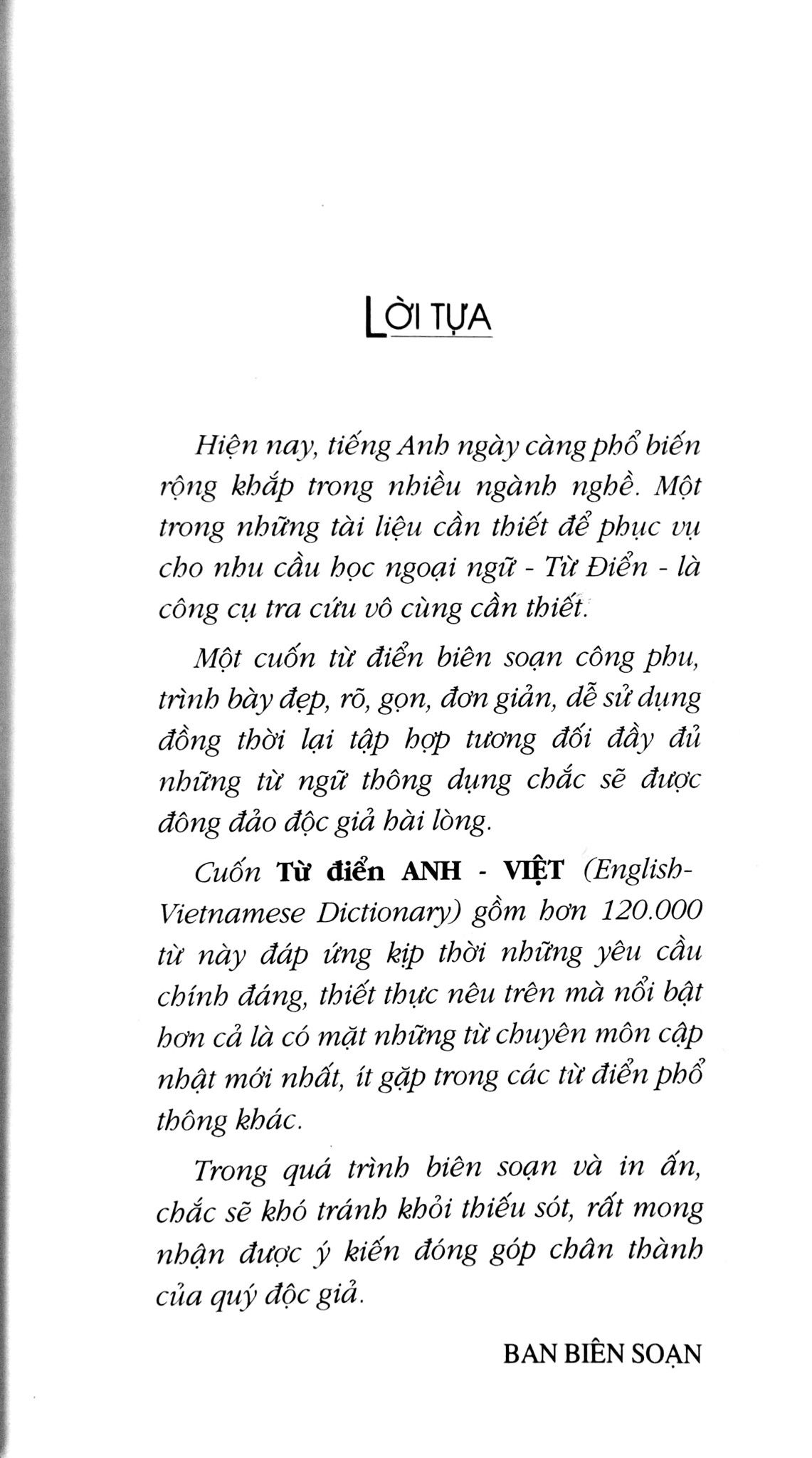  Từ Điển Anh - Việt 120.000 Từ (Vl) 