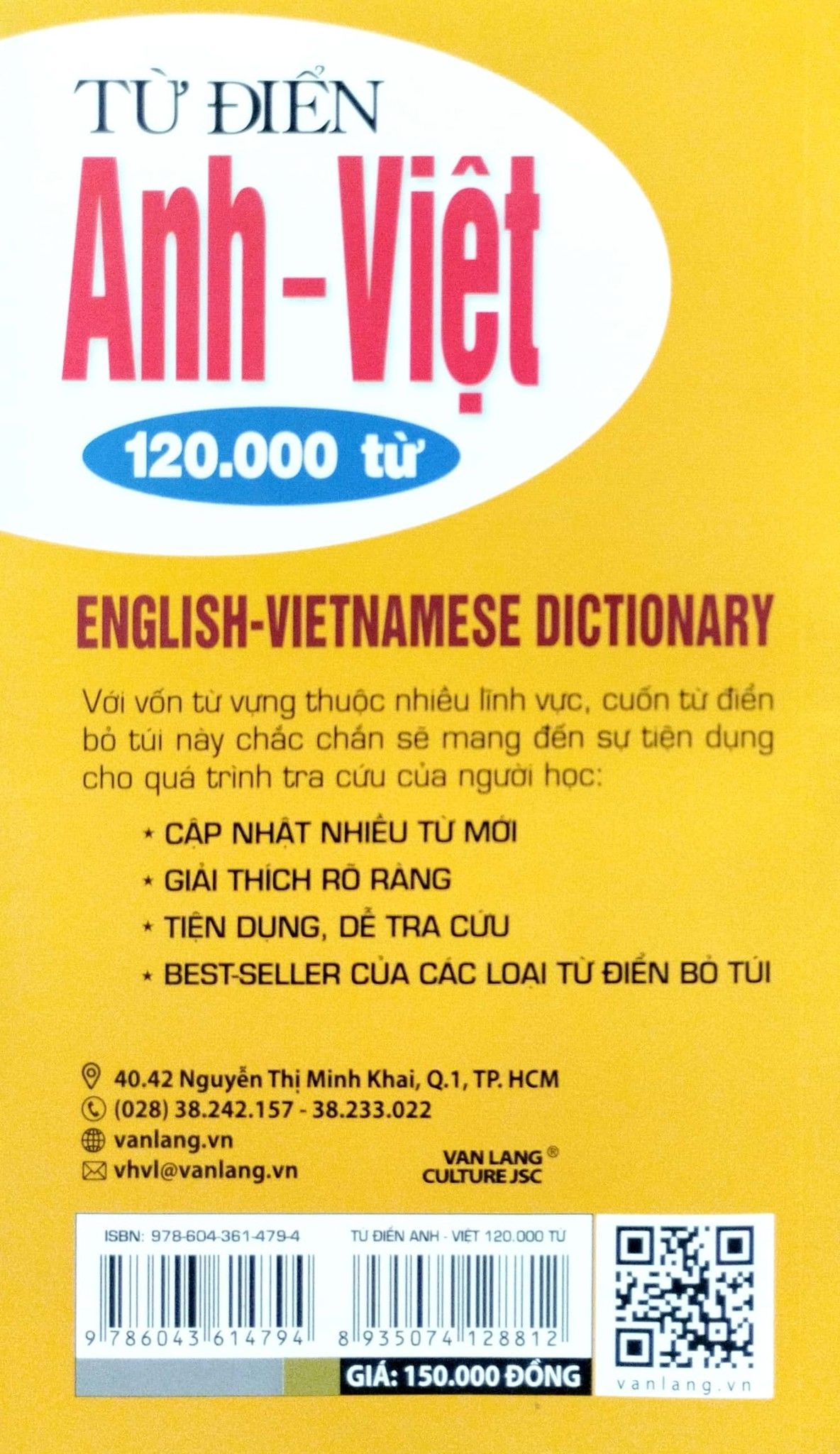  Từ Điển Anh - Việt 120.000 Từ (Vl) 