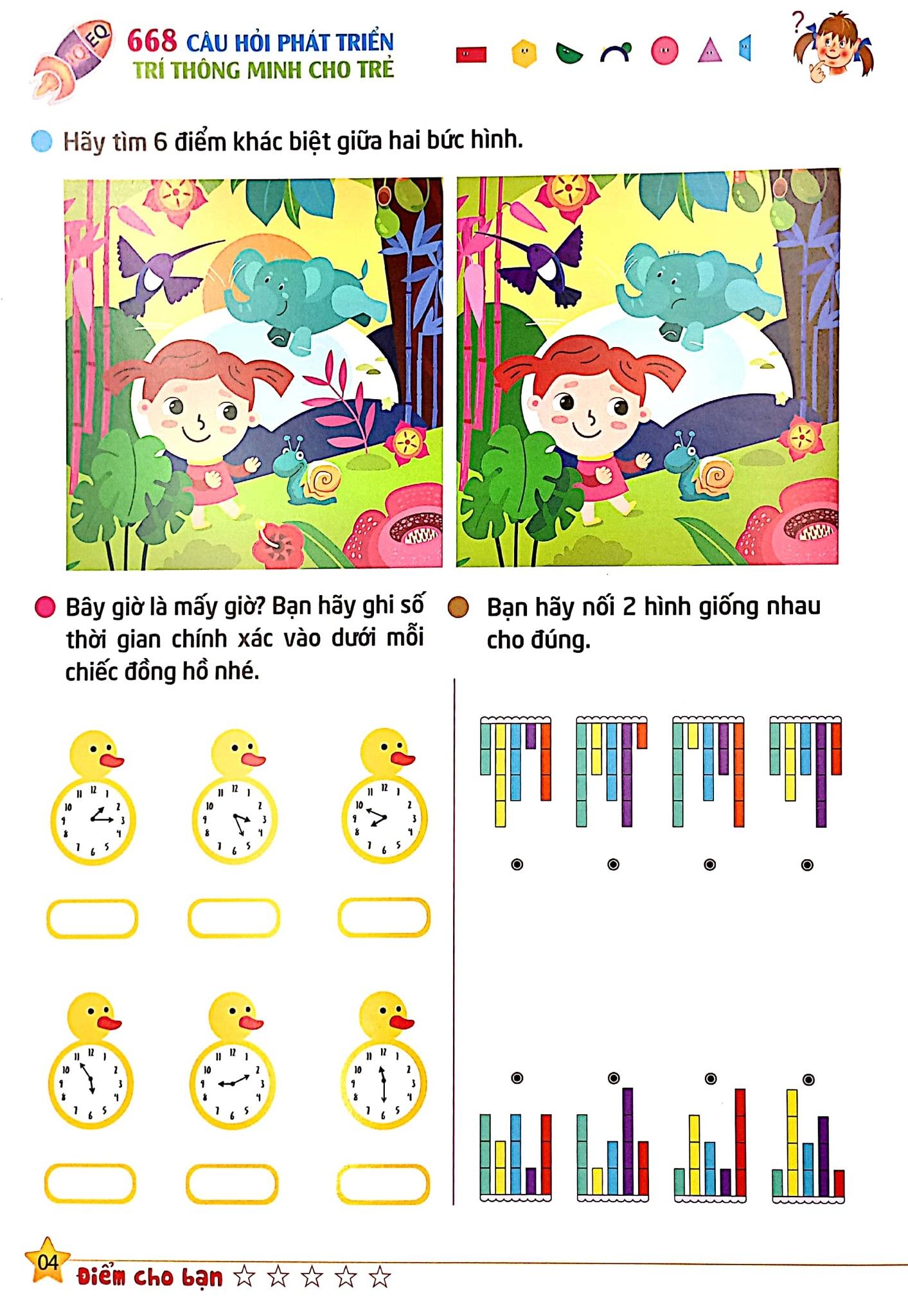  668 Câu Hỏi Phát Triển Trí Thông Minh - 6 Sao 