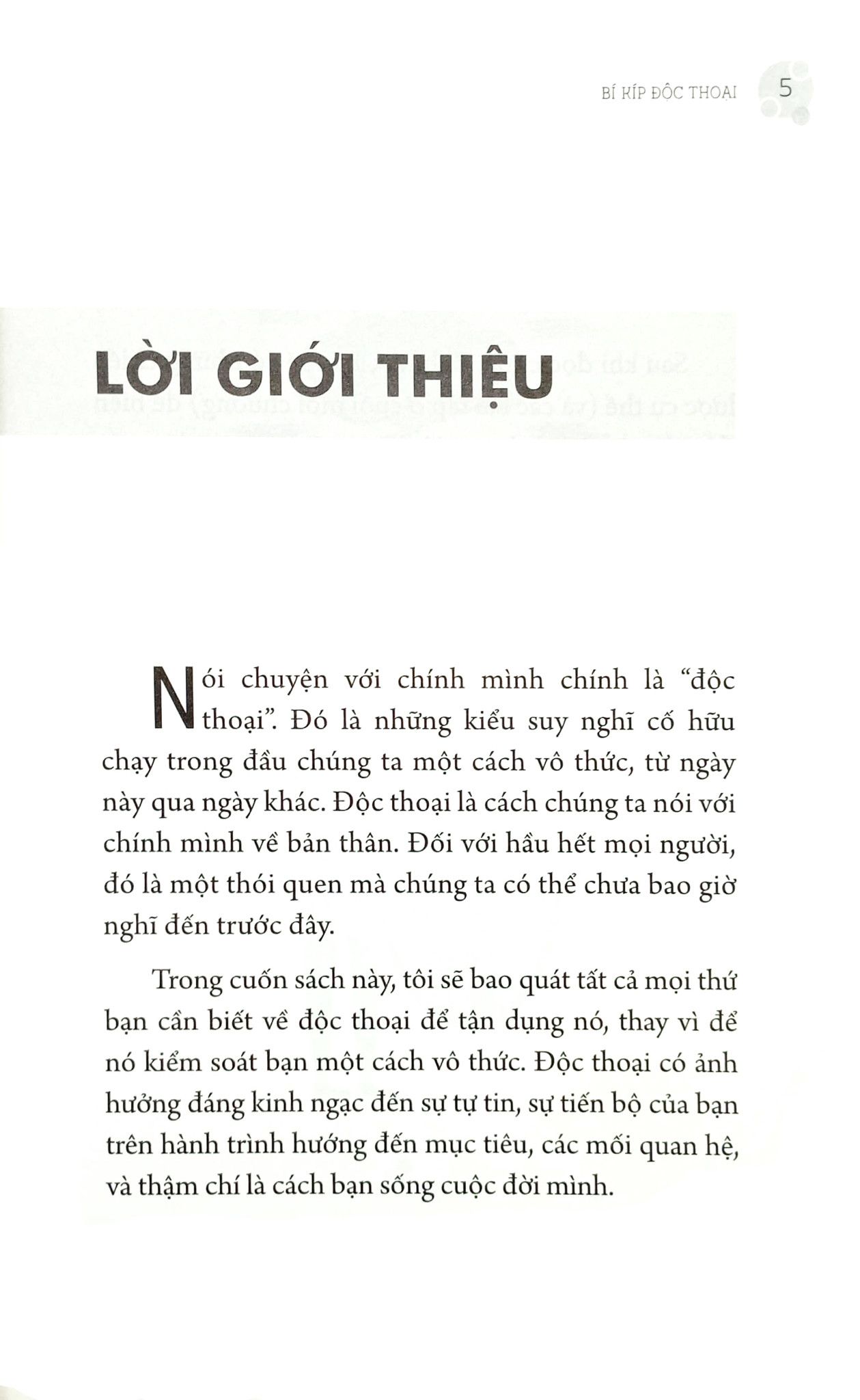  Bí Kíp Độc Thoại 
